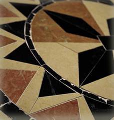 Marble Tile Pavers can create unique patterns
