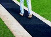 Rubber Sidewalk Pavers are environmentally friendly.