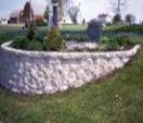 the retaining wall must be able to support the weight