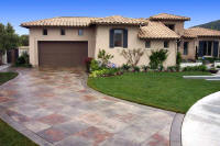 Stained Concrete Driveway