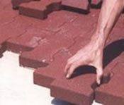 Rubber Patio Pavers