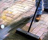Sweeping Brick Pavers