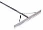 Professional baseball grounds rake, also used by landscapers.