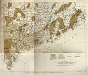 Map Showing the Distribution of Granite and Related Rocks in Maine - 1922