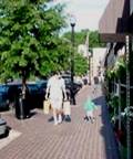 people crossing the street