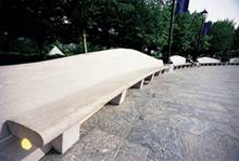Marble Pavers and Bench