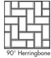 90% Herringbone Paver Pattern