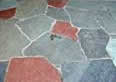 Random slate tile pavers shapes