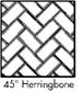 45% Herringbone Paver Pattern