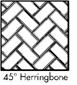 45% Herringbone Paver Pattern