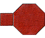 Hexagonal Paver Shape and Square Shape
