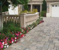 Driveway Paver with Columns