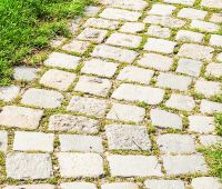 Cobblestone Walkway