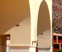 Travertine Patio