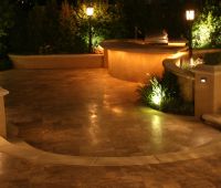 Patio Paver in Travertine with Steps