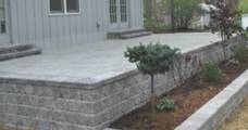 Raised Patio and Planters